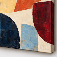 Load image into Gallery viewer, Warm Beige Geometric Abstract Painting — painting texture and details