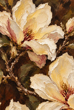 Load image into Gallery viewer, Brown Flowers Abstract Painting