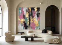 Load image into Gallery viewer, Gold Leaf Abstract Painting 6956148437