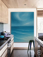Load image into Gallery viewer, Blue Seascape Original Painting