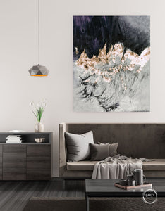 Abstract Gold Painting Original