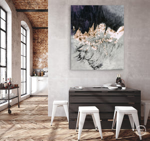 Abstract Gold Painting Original