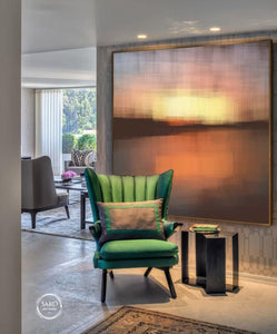 Abstract painting on canvas