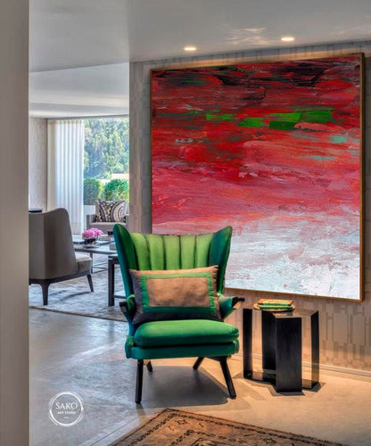 Sunset on canvas