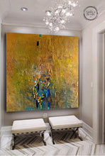 Load image into Gallery viewer, Golden Emeralds Artwork