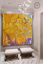 Load image into Gallery viewer, Golden Textured Abstract Painting
