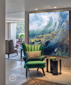 Abstract Seascape Painting
