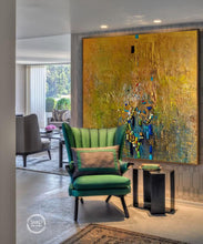 Load image into Gallery viewer, Golden Emeralds Artwork