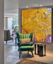 Load image into Gallery viewer, Golden Textured Abstract Painting