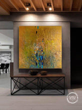 Load image into Gallery viewer, Golden Emeralds Artwork