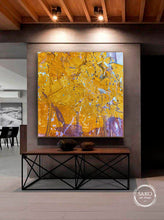Load image into Gallery viewer, Golden Textured Abstract Painting
