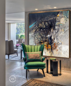 Oversize canvas art