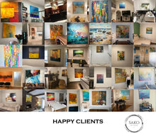 Load image into Gallery viewer, Gold Landscape Painting For Office