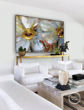 Load image into Gallery viewer, Brown Flowers Painting