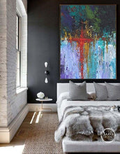 Load image into Gallery viewer, Large Oil Contemporary Art