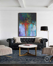Load image into Gallery viewer, Large Oil Contemporary Art