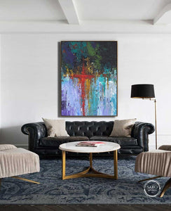 Large Oil Contemporary Art