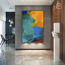 Load image into Gallery viewer, Azure Blue Yellow Painting