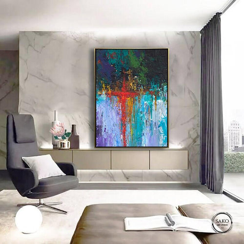 Large Oil Contemporary Art