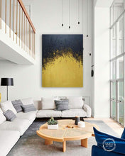 Load image into Gallery viewer, Gold and Black Art