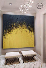 Load image into Gallery viewer, Gold and Black Art
