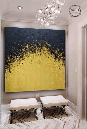 Gold and Black Art