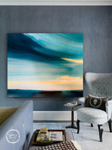 Load image into Gallery viewer, Blue Beige Horizon