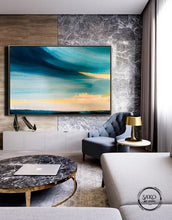 Load image into Gallery viewer, Blue Beige Horizon