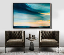 Load image into Gallery viewer, Blue Beige Horizon