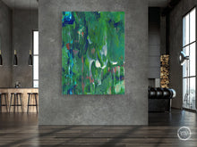 Load image into Gallery viewer, Green Landscape Painting
