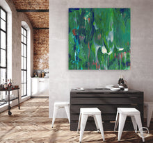 Load image into Gallery viewer, Green Landscape Painting