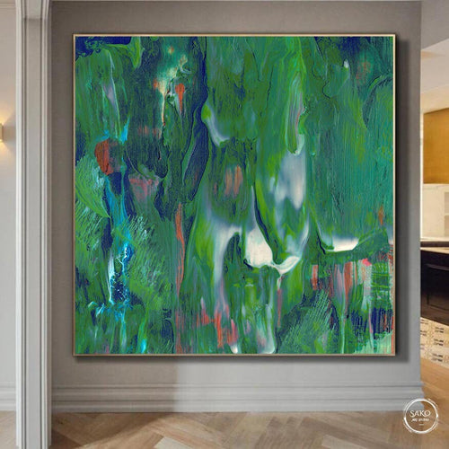 Green Landscape Painting