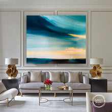 Load image into Gallery viewer, Blue Beige Horizon