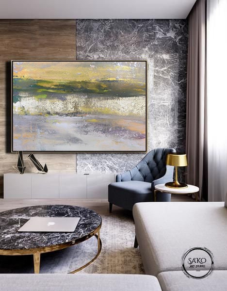Large Abstract Painting for Office