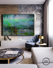 Load image into Gallery viewer, Abstract painting on canvas