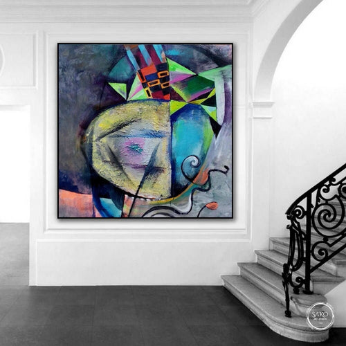 Abstract Painting Original Figurative