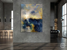 Load image into Gallery viewer, Marine Goldleaf Painting