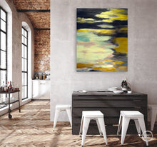 Load image into Gallery viewer, Abstract Golden Landscape Painting