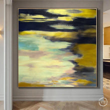 Load image into Gallery viewer, Abstract Golden Landscape Painting