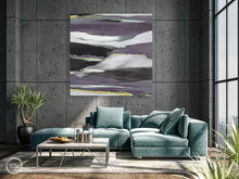 Load image into Gallery viewer, Abstract Gold Leaf Painting