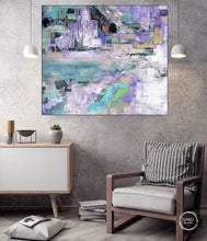 Load image into Gallery viewer, Gray with Light Blue Artwork