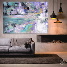 Load image into Gallery viewer, Gray with Light Blue Artwork