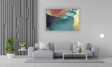 Load image into Gallery viewer, Gray Light Green abstraction