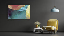 Load image into Gallery viewer, Gray Light Green abstraction