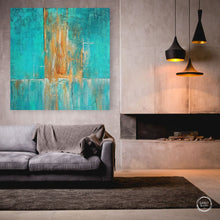Load image into Gallery viewer, Azure Painting On Canvas Original