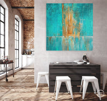 Load image into Gallery viewer, Azure Painting On Canvas Original