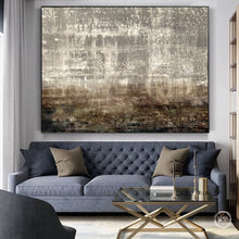 Load image into Gallery viewer, Abstract Painting Original Gray Forest Textured