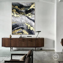 Load image into Gallery viewer, Abstract Gold Painting