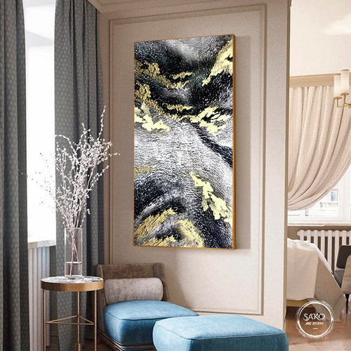Abstract Gold Painting