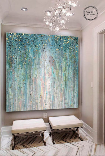 Golden Turquoise Artwork